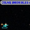 2SLAQ J003816.11+002959.0