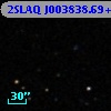 2SLAQ J003838.69+000338.6