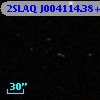 2SLAQ J004114.38+001122.8