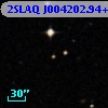 2SLAQ J004202.94+004146.5