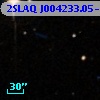 2SLAQ J004233.05-002212.7