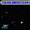 2SLAQ J004323.44+001917.5