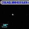 2SLAQ J004331.69+000813.0