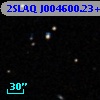2SLAQ J004600.23+001319.5