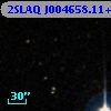 2SLAQ J004658.11+002414.8