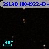 2SLAQ J004922.43+000657.5