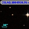 2SLAQ J004950.76+000138.8