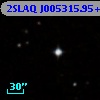 2SLAQ J005315.95+003624.3