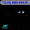 2SLAQ J005444.76-000539.2