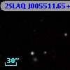 2SLAQ J005511.65+001315.4