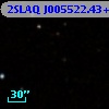 2SLAQ J005522.43+001914.6