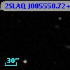 2SLAQ J005550.72+003550.0