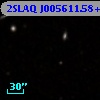 2SLAQ J005611.58+000600.1