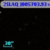 2SLAQ J005703.93+000721.6