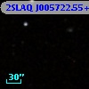 2SLAQ J005722.55+000504.9