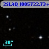 2SLAQ J005722.73+000914.9