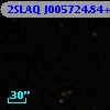 2SLAQ J005724.84+003059.5