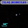 2SLAQ J010033.68-003112.7