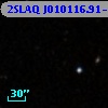 2SLAQ J010116.91-001135.1