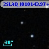 2SLAQ J010143.97+001419.9