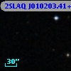 2SLAQ J010203.41+002704.8
