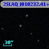 2SLAQ J010232.41+002010.3