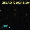 2SLAQ J010245.10+001001.2
