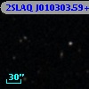 2SLAQ J010303.59+000734.1