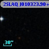 2SLAQ J010323.90+000915.0