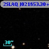 2SLAQ J021853.30+001724.4