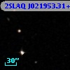 2SLAQ J021953.31+000516.8