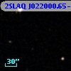 2SLAQ J022000.65-002210.8