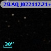 2SLAQ J022112.71+001240.3