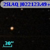 2SLAQ J022123.49+002428.4