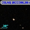 2SLAQ J022206.30+001020.5