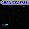 2SLAQ J022237.79+000052.6