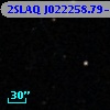 2SLAQ J022258.79-002214.4