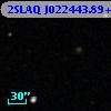 2SLAQ J022443.89+000244.2