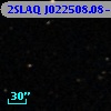 2SLAQ J022508.08-011157.0