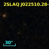 2SLAQ J022510.28-010014.4