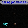 2SLAQ J022540.50-000734.8