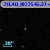 2SLAQ J022545.37+001847.0