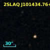 2SLAQ J101434.76+002433.7