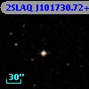 2SLAQ J101730.72+004337.3