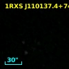 1RXS J110137.4+743441