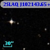 2SLAQ J102143.65+000819.1