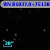 WN B1037.9+7513Bm