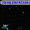 2SLAQ J102423.44+001448.8
