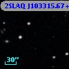 2SLAQ J103315.67+002231.3