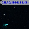 2SLAQ J104111.43-002159.8